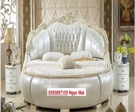 Giường Tròn Cổ Điển 03